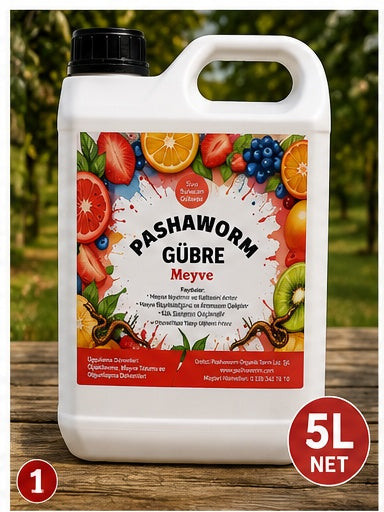 PashaWorm Meyve Gübresi 5 LT