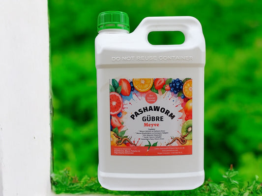 PashaWorm Meyve Gübresi 10 Litre - Organik Sıvı Solucan Gübresi | Meyve Ağaçları İçin
