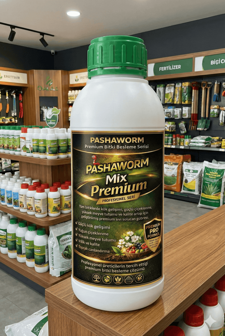 PashaWorm Pro Premium Gübre | Deniz Yosunu + Amino + Yüksek NPK Destekli Güçlü Besleme