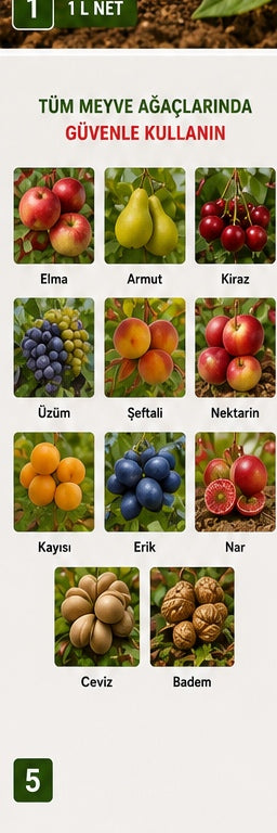 PashaWorm Meyve Gübresi kullanım alanları