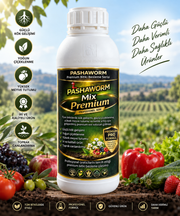 PashaWorm Premium Pro 1 L | Profesyonel Organomineral Sıvı Gübre