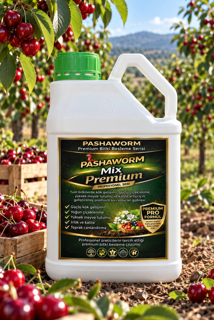 PashaWorm Premium Pro 5 L | Profesyonel Organomineral Sıvı Gübre
