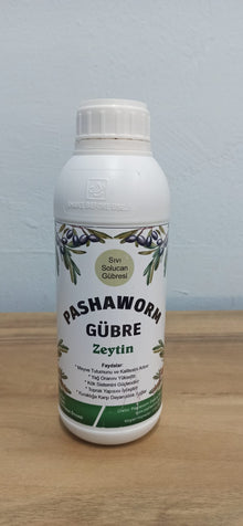 PashaWorm Zeytin 1 LT sıvı solucan gübresi