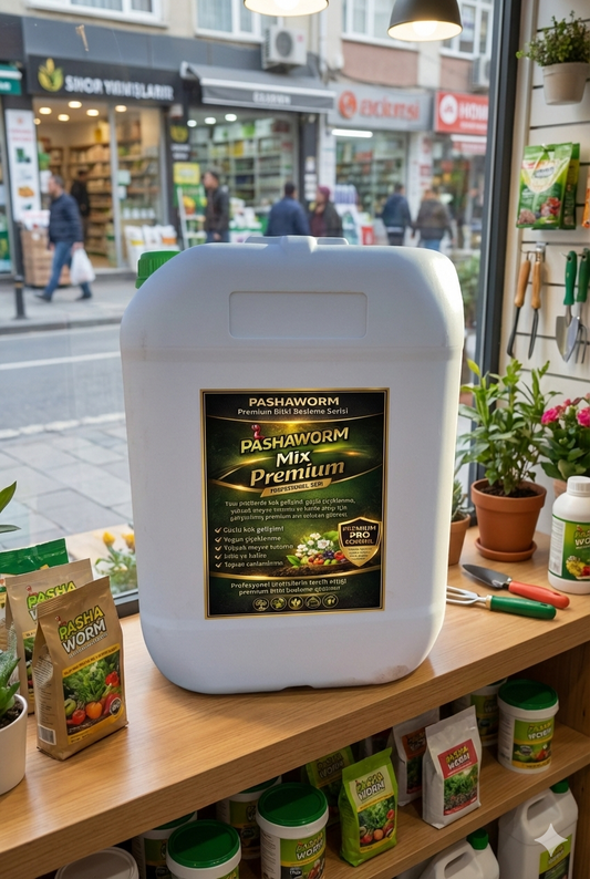 PashaWorm Mix Premium Pro 20L | Profesyonel Bitki Besleme