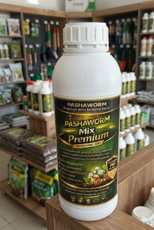PashaWorm Mix Premium Pro 1 L | Profesyonel Bitki Besleme